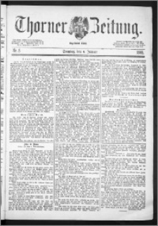 Thorner Zeitung 1889, Nr. 5