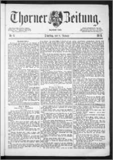 Thorner Zeitung 1889, Nr. 6