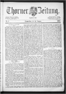 Thorner Zeitung 1889, Nr. 8