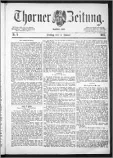 Thorner Zeitung 1889, Nr. 9