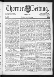 Thorner Zeitung 1889, Nr. 30