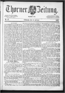 Thorner Zeitung 1889, Nr. 37
