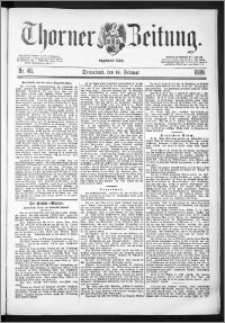 Thorner Zeitung 1889, Nr. 40