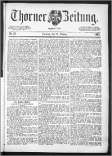 Thorner Zeitung 1889, Nr. 42