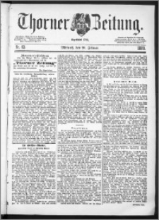 Thorner Zeitung 1889, Nr. 43