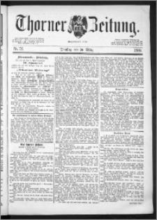 Thorner Zeitung 1889, Nr. 72