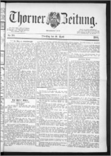 Thorner Zeitung 1889, Nr. 80