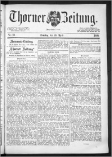 Thorner Zeitung 1889, Nr. 99 + Beilage