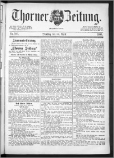 Thorner Zeitung 1889, Nr. 100
