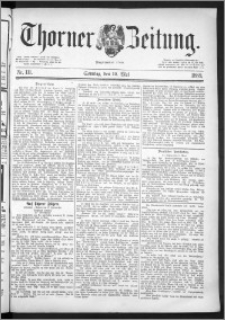 Thorner Zeitung 1889, Nr. 111 + Beilage