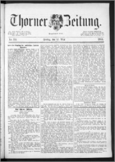 Thorner Zeitung 1889, Nr. 114