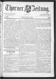 Thorner Zeitung 1889, Nr. 116 + Beilage