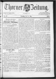 Thorner Zeitung 1889, Nr. 117