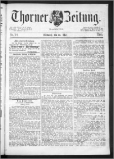 Thorner Zeitung 1889, Nr. 118