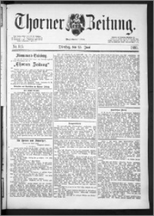 Thorner Zeitung 1889, Nr. 145