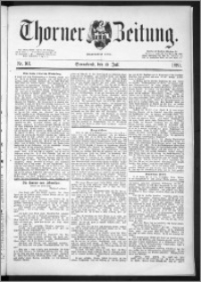Thorner Zeitung 1889, Nr. 161