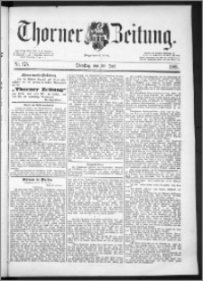 Thorner Zeitung 1889, Nr. 175