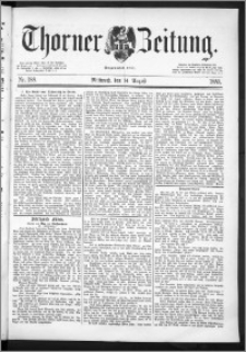 Thorner Zeitung 1889, Nr. 188