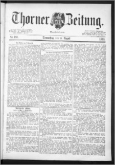 Thorner Zeitung 1889, Nr. 189