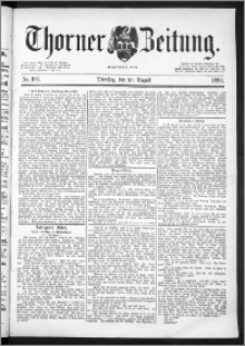 Thorner Zeitung 1889, Nr. 193