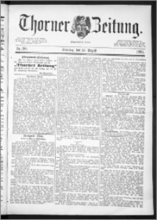 Thorner Zeitung 1889, Nr. 198