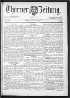 Thorner Zeitung 1889, Nr. 204 + Beilage