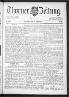 Thorner Zeitung 1889, Nr. 207