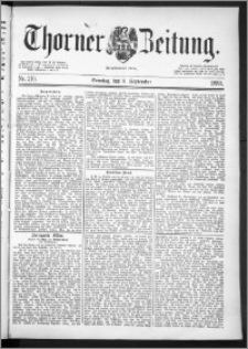 Thorner Zeitung 1889, Nr. 210 + Beilage