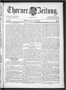 Thorner Zeitung 1889, Nr. 218