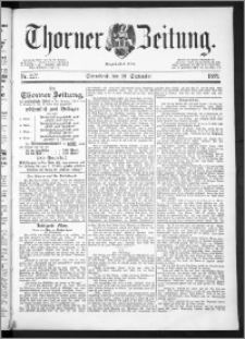 Thorner Zeitung 1889, Nr. 227