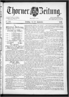 Thorner Zeitung 1889, Nr. 228 + Beilage