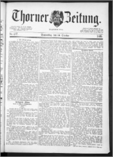 Thorner Zeitung 1889, Nr. 237