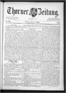 Thorner Zeitung 1889, Nr. 240 + Beilage