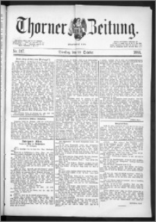 Thorner Zeitung 1889, Nr. 247