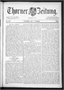 Thorner Zeitung 1889, Nr. 261