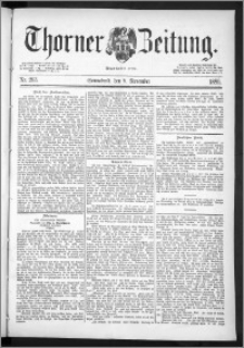 Thorner Zeitung 1889, Nr. 263