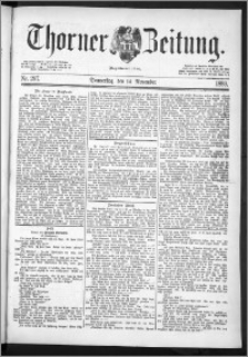 Thorner Zeitung 1889, Nr. 267