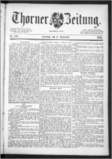 Thorner Zeitung 1889, Nr. 270 + Beilage