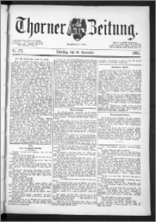 Thorner Zeitung 1889, Nr. 271