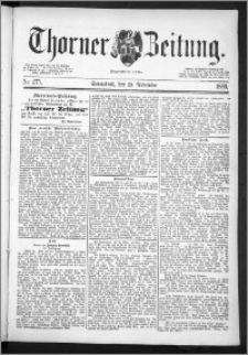 Thorner Zeitung 1889, Nr. 275