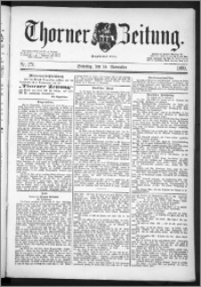 Thorner Zeitung 1889, Nr. 276 + Beilage