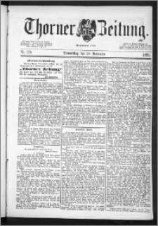 Thorner Zeitung 1889, Nr. 279
