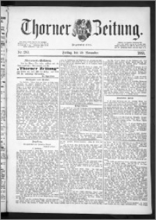 Thorner Zeitung 1889, Nr. 280 + Extra-Beilage