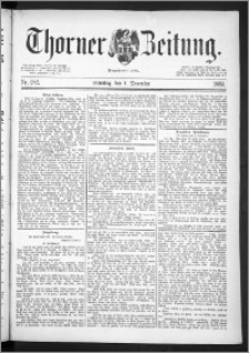 Thorner Zeitung 1889, Nr. 282 + Beilage