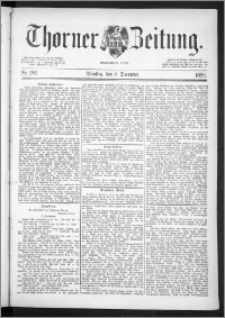 Thorner Zeitung 1889, Nr. 283 + Extra-Beilage