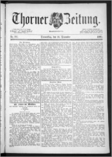 Thorner Zeitung 1889, Nr. 291
