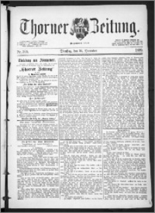 Thorner Zeitung 1889, Nr. 305