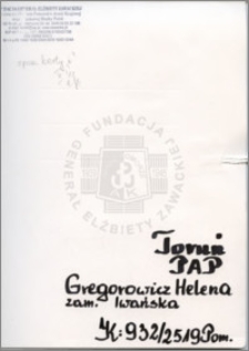 Gregorowicz Helena