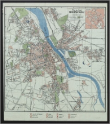 Plan der Stadt Warschau