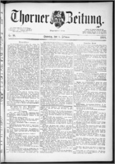 Thorner Zeitung 1890, Nr. 28 + Beilage